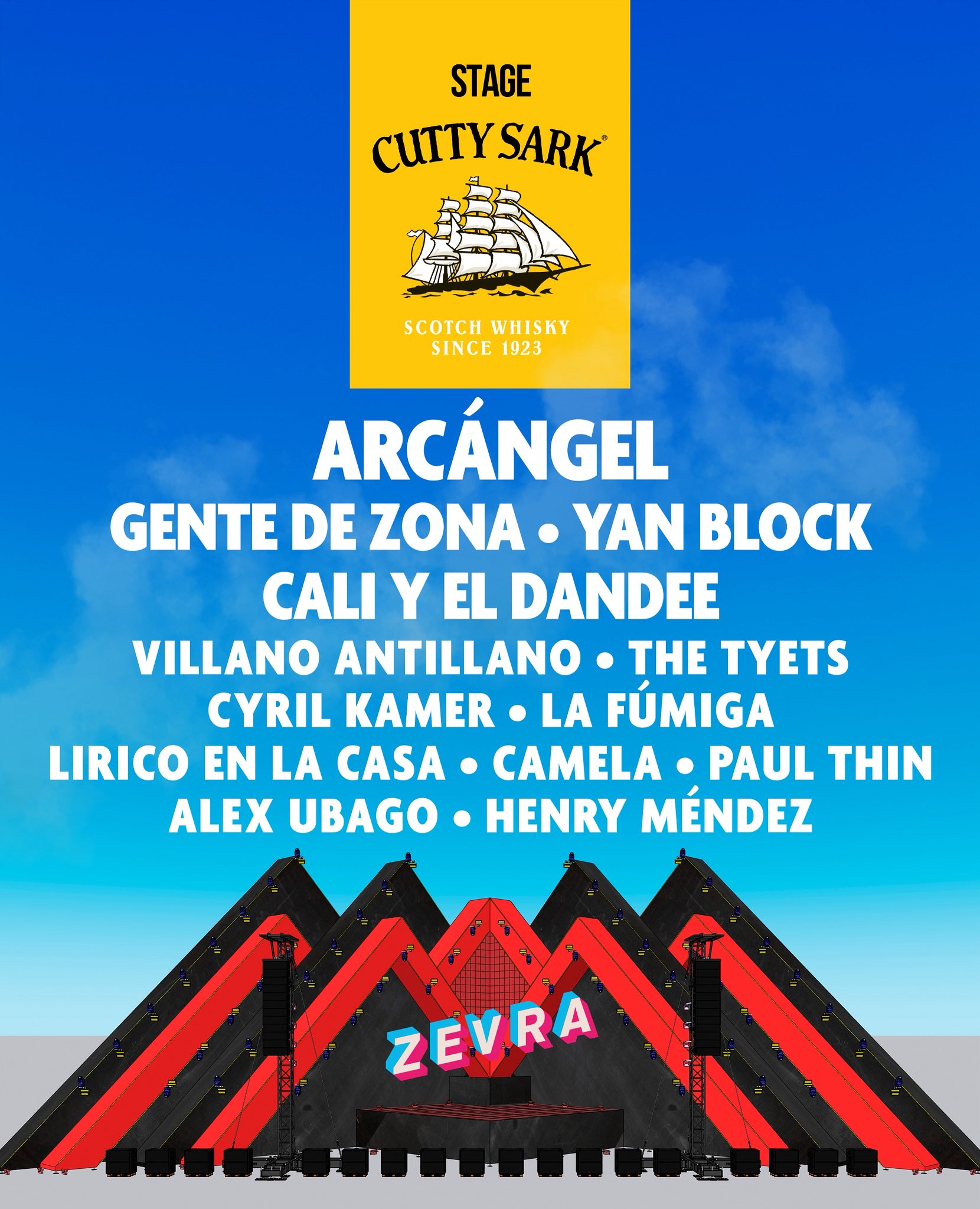 Zevra y B en concierto